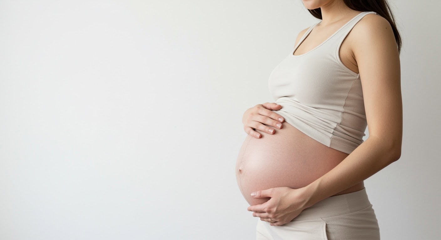 Pregnant woman receiving safe chiropractic care during pregnancy Austin from certified prenatal specialist