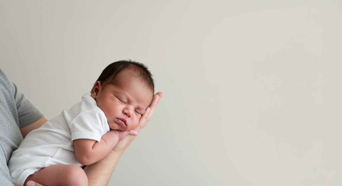 Austin baby finding comfort from effective colic remedies in parent's arms showing peaceful relief after treatment