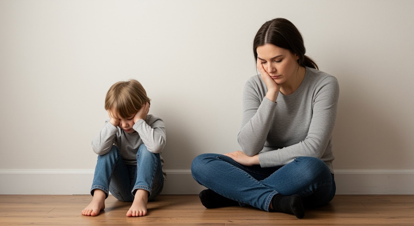 blog-1770390259190 Mother comforting child experiencing meltdowns every day - Austin pediatric chiropractic support