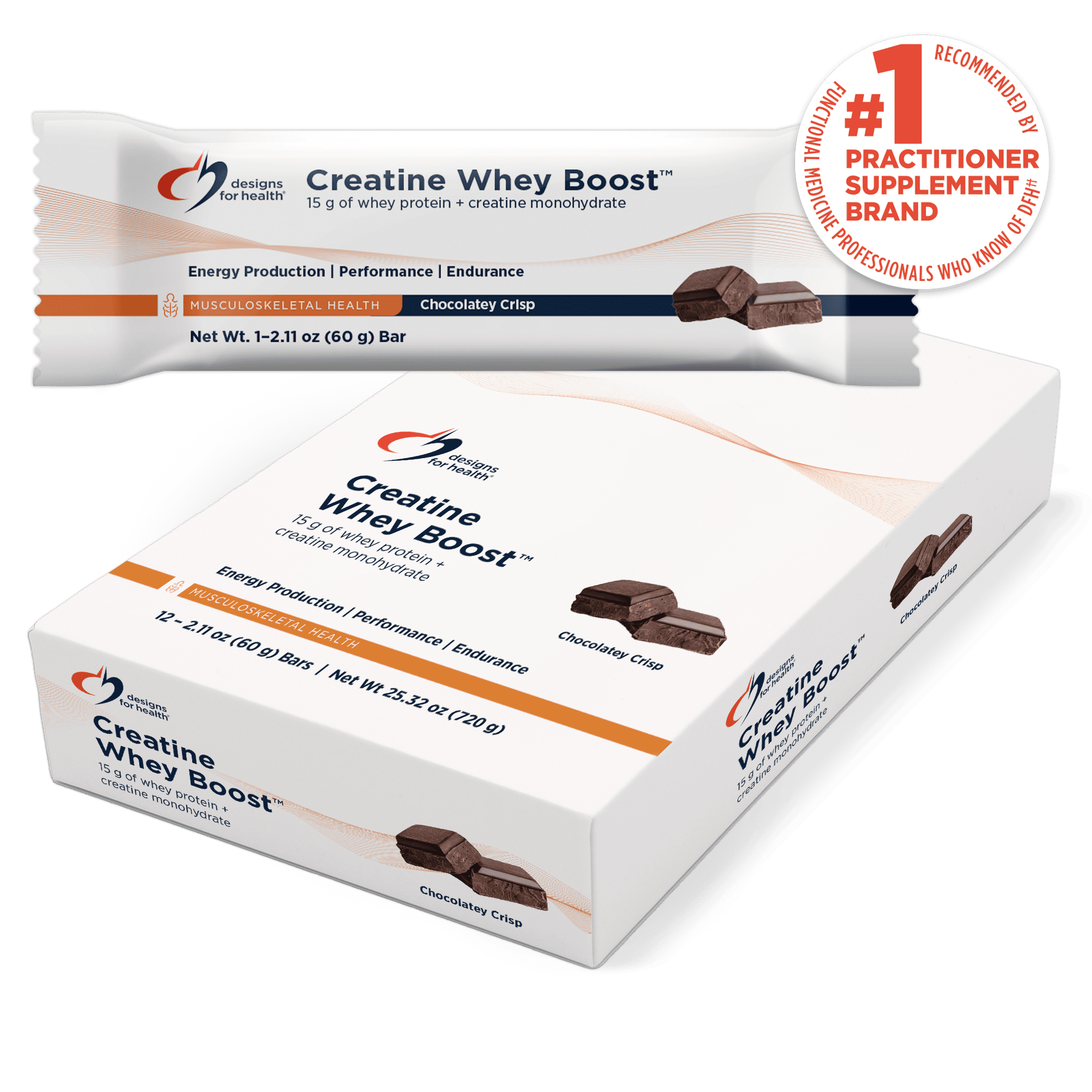 Creatine Whey Boost™ Chocolatey Crisp (Previously FX Yes Whey!!!) 1 Creatine Whey Boost™ Chocolatey Crisp (Previously FX Yes Whey!!!) - Designs for Health