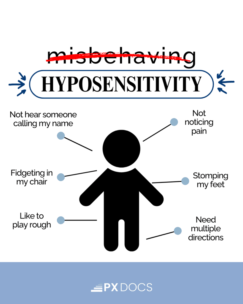 Making Sense of Hyposensitivity (AKA Sensory-Seeking Kids) 1 | PX Docs