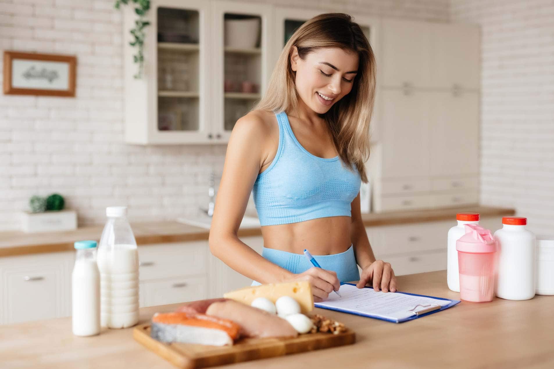 Preparing a healthy meal as part of a structured wellness program